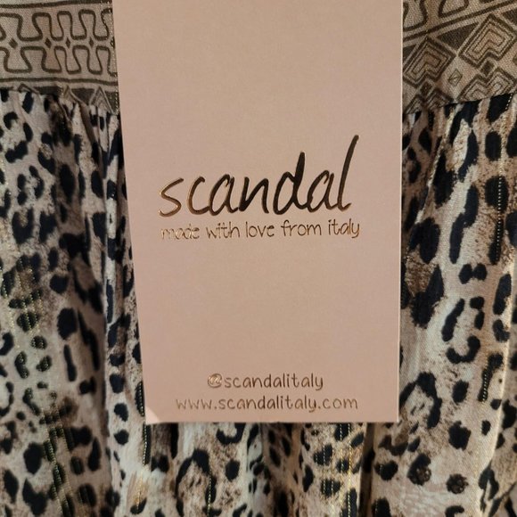 Scandal Hera Top. Cheetah. Size L. NWT - Picture 5 of 8